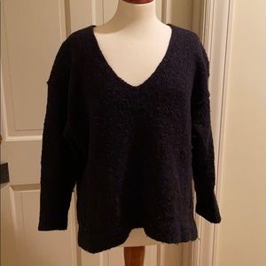 Free people black sweater XS